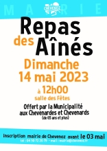 Repas des ainés - 14 mai 2023